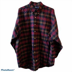 Ralph Lauren 100% Cotton Button Down LS Shirt XL